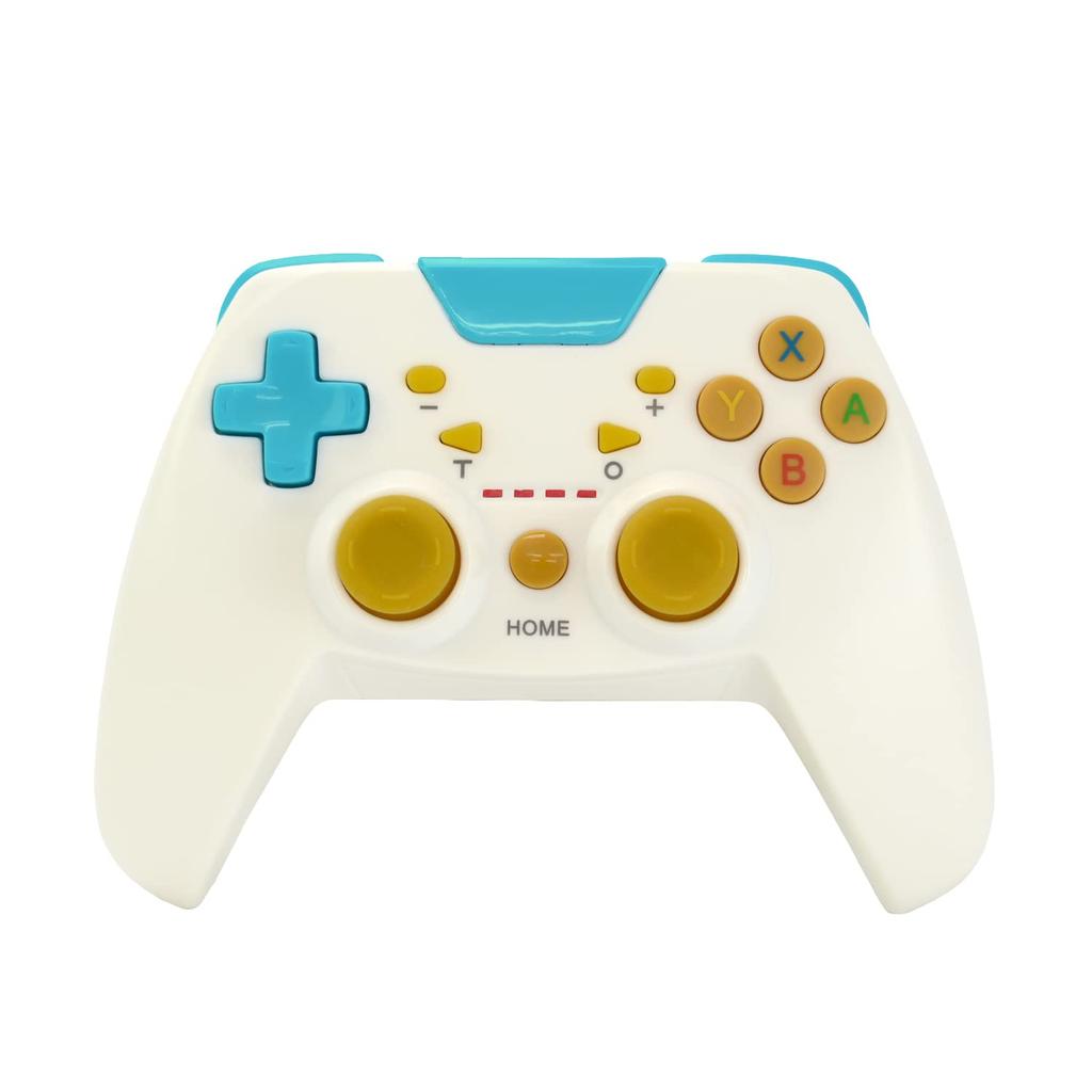 Wireless Controller for Nintendo Switch Symmetry Pad ProSW White X Sky Switch "Wireless (off Blue)" -