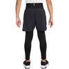 Nike Dri-Fit Pro Quick-Dry Простые тренировочные брюки для детей, черные, белые, HF4364-010