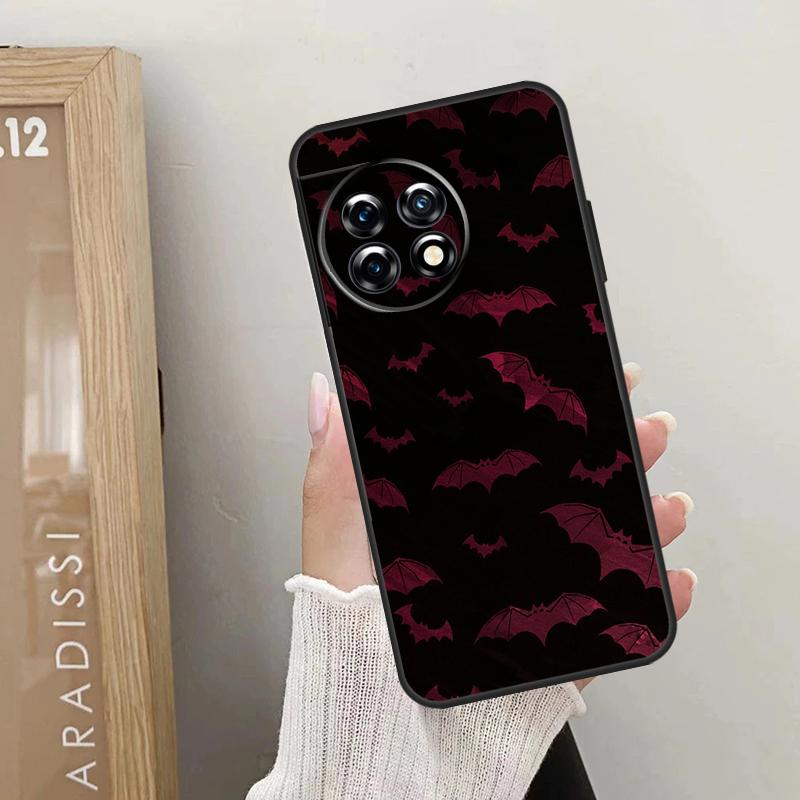 Halloween Vampire Bats Case For OnePlus 11 12 9 10 Pro 9R 10R 10T 12R OnePlus Nord N30 N20 N10 CE 4 2 3 Lite Cover