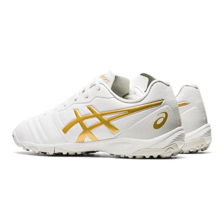 (GS) ASICS Ultrezza TF Turf KIDS White/Yellow Kids' 1104A021-101