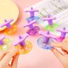Luminous Rotating Gyro, Creative Children'S Flash Toy, Winding Torque Gyro, Ejection Belt Launcher Toy