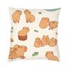 Capybara Cushion Cover Sofa Home Decorative Square Throw Pillow Cover x