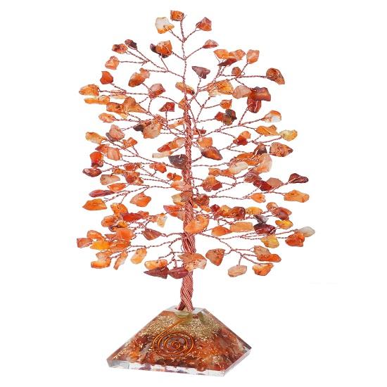Сердолик, драгоценный камень, Древо жизни, основание пирамиды с оргоном, хрустальное дерево для положительной энергии, декор по фэн-шуй