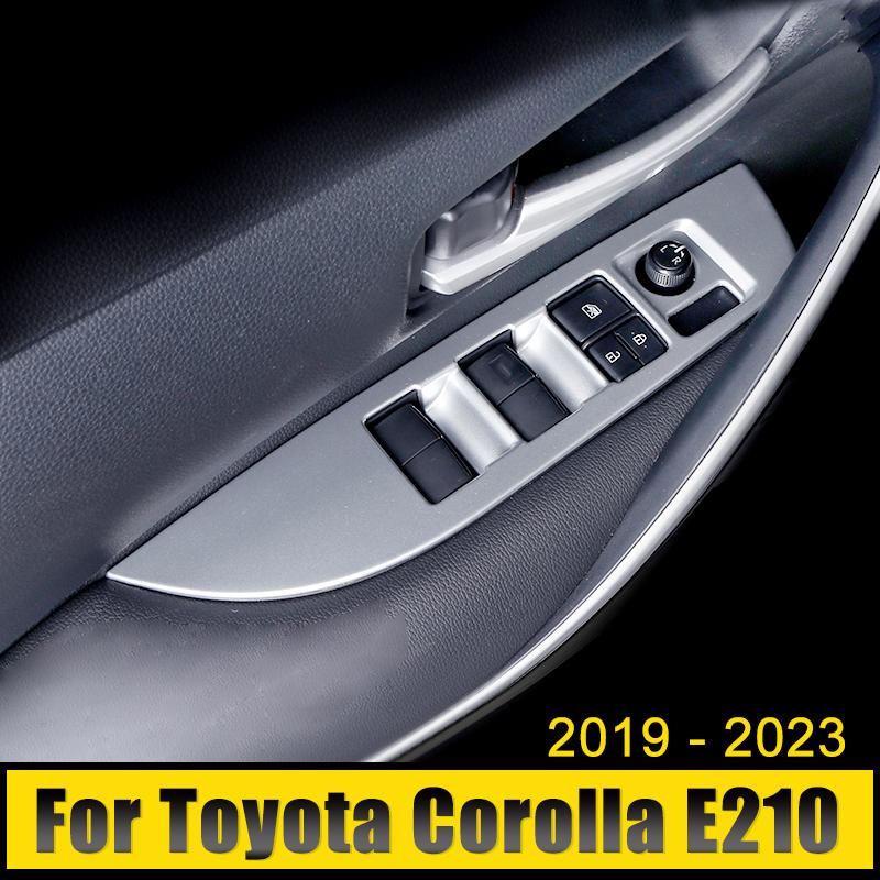 Для Toyota Corolla E210 2022 2023 гибридный ABS автомобильный дверной подлокотник панель оконный переключатель кнопки подъема крышка отделка