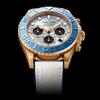 Angel Clover TIME CRAFT DIVER Solar Chronograph TCD45PBU-WH Wrist Watch