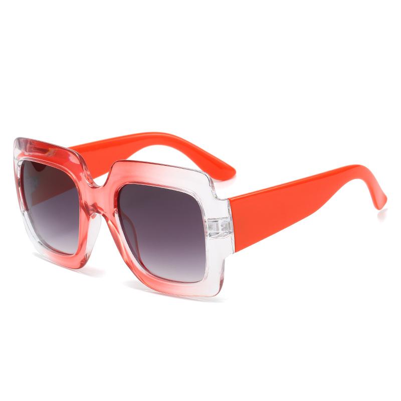 Oversized Square Women Colorful Sunglasses Fashion Gradient Leopard Female Shades UV400 Men Outdoor Sports Sun Glasses
