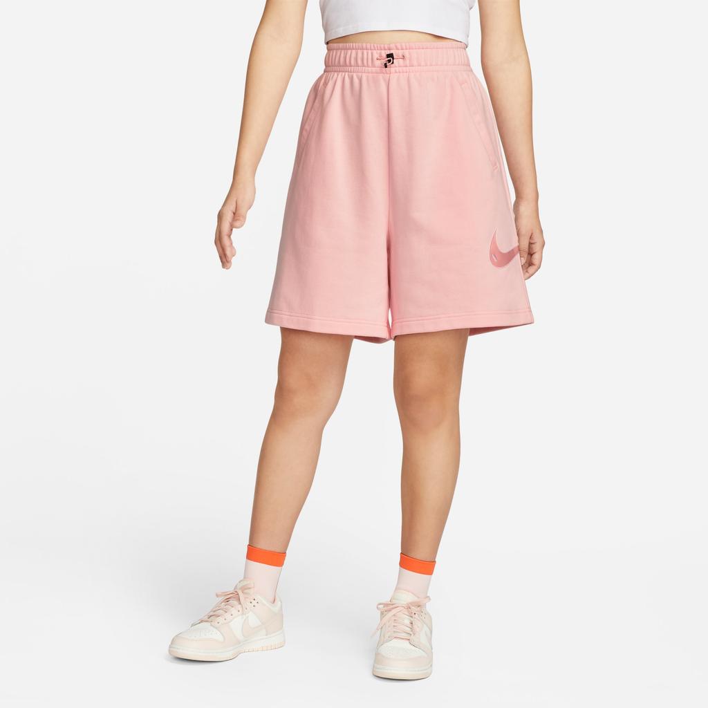 New Nike Casual Shorts Women's Elegant Light Pink DM6750-610