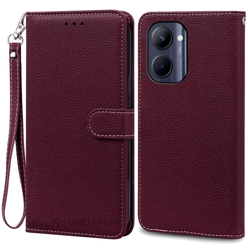 Для Realme C33 Чехол Кожаный Флип Кошелек Чехол Для Realme C33 Чехол Телефон Чехол Кошелек Книга Coque Fundas Shell