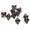 Set of 10 Octahedral Dice for Interactive Gaming Experience