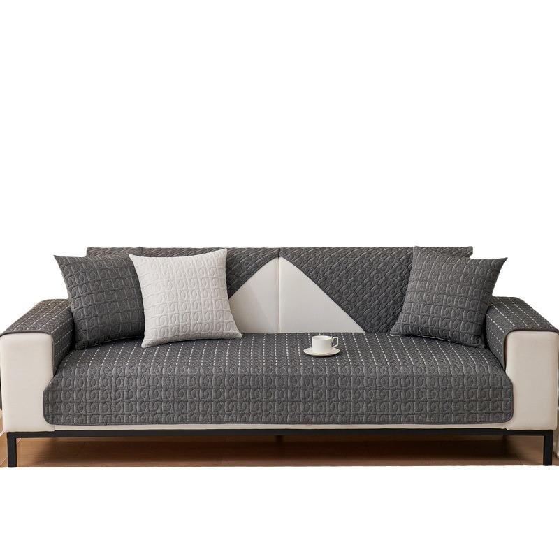 Корейский стиль, свежий, всесезонный, однотонный, хлопковый диван, подушка, нескользящая, хлопковый диван, полотенце