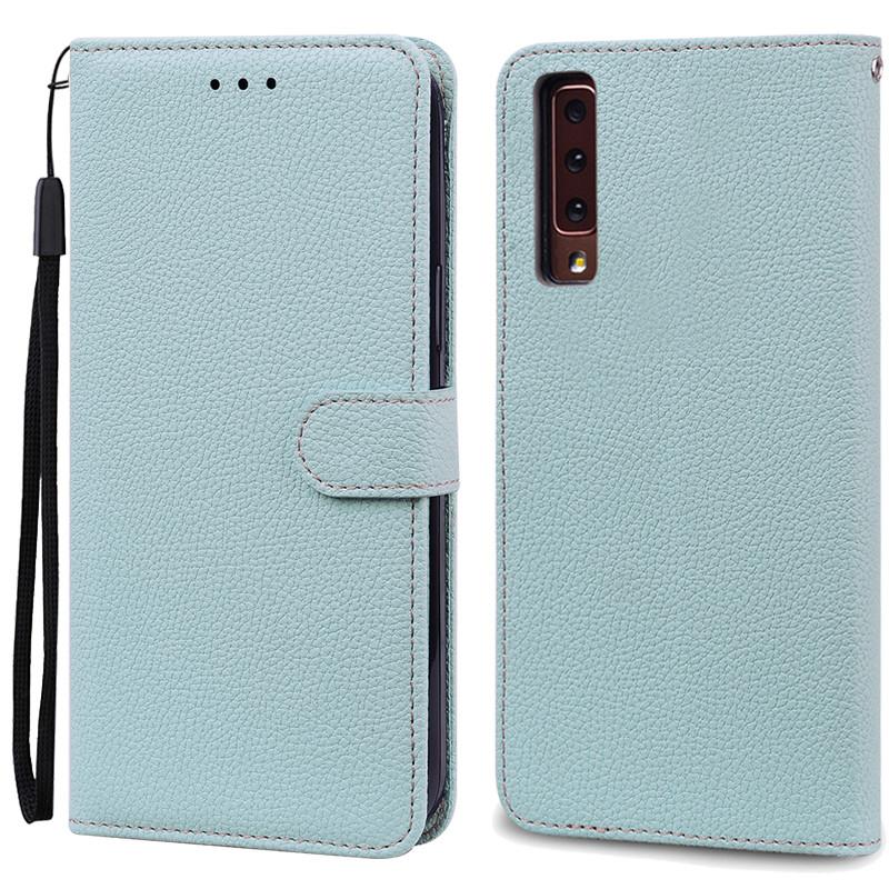 For Samsung Galaxy A7 2018 Case Galaxy A 7 2018 Cover Luxury Leather Flip Case For Samsung Galaxy A7 2018 SM-A750F Phone Cases