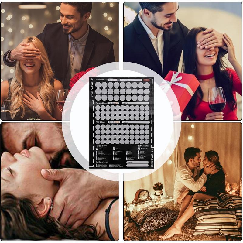 Скретч-календарь 100 дел для пар, Календарь перед сном, Постер, Скретч-лист желаний, Скретч-постер