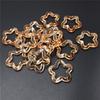 Home Party Supplies Fashion Acrylic DIY Jewelry Accessories 30mm Star Loose Beads for Bracelet Earring Making Material Transparent Charms Creative