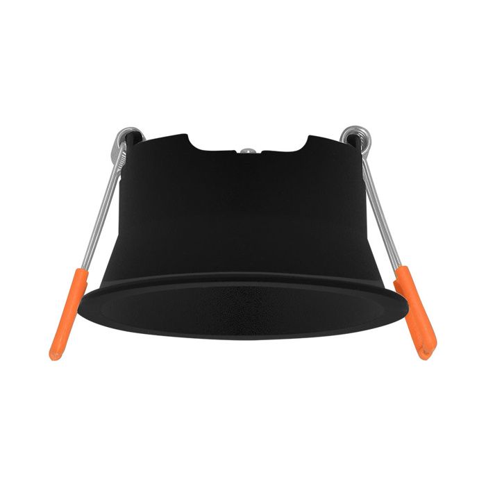 Support de spot Tetra S1 rond noir MR16 GU10/GU5.3