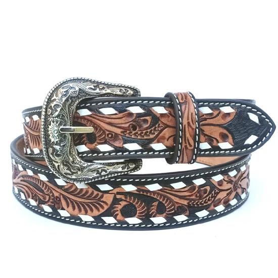 1,5-дюймовый широкий ремень из кожи в стиле вестерн, ковбойский ремень из кожи для родео, повседневный ремень из кожи с цветочным тиснением, размер от 28" до 40"