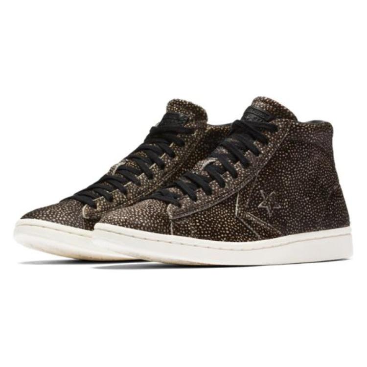 Converse Pro Leather Lp Mid 'Черный Белый Эгрет' Женские 558017C