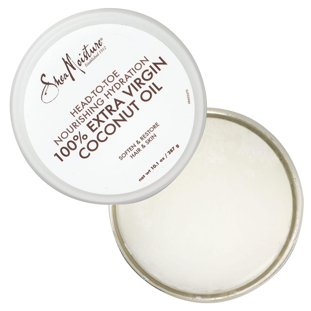 Nourishing Hydration from Head To Toe, 100% Extra Virgin Coconut Oil, 287G(10.1Oz)