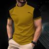 Fashion Striped 3D Printed T-Shirt Clothing 2025 Casual Men's Tops Simple Casual Men's Short Sleeve T-shirts New O-neck T Shirt