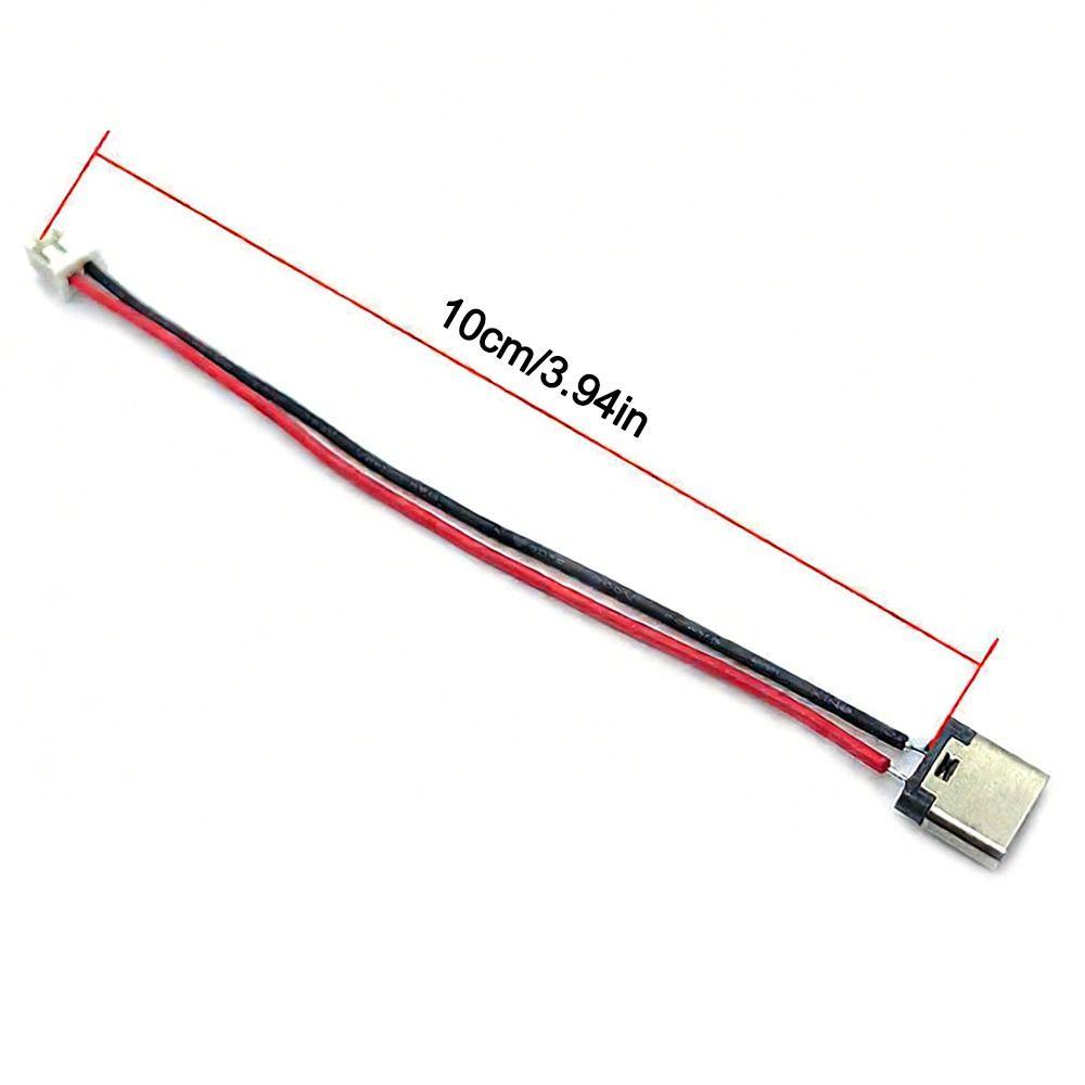 10 шт. Профессиональный разъем USB C 20AWG, паяный, штекер-гнездо, Type-C, универсальный 2-контактный разъем, электронный ремонт