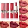 Матовая помада 6 цветов, не липкая, стойкая, с бархатным финишем, помада-карандаш, гладкий матовый цвет для губ, водостойкая, не скатывается