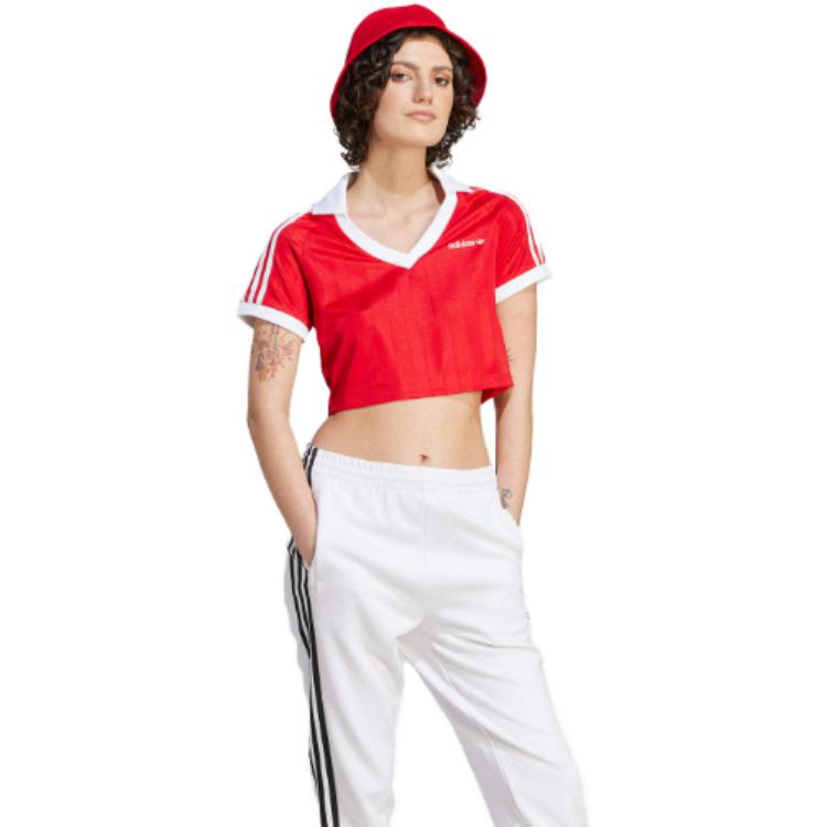 adidas Футбольный кроп-топ Originals Красный IR9778