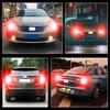 X-STYLE S25 Одинарная 1156 BA15S Красный Угол штифта 180° P21W Автомобильная 144 ряда