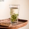 Glacier Texture Transparent Glass Cup Juice Cup Milk Cup Beverage Cups Beer Cups Fruit Tea Cups Household Drinking Utensils