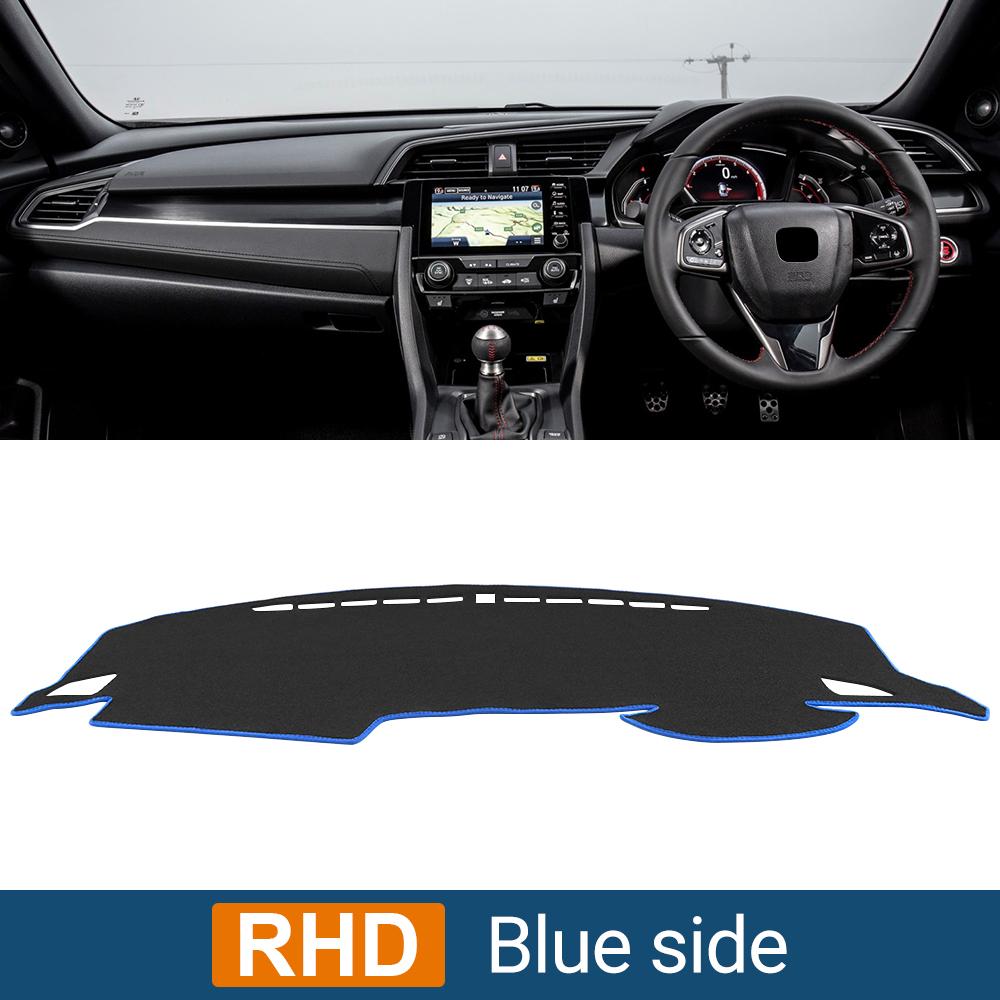 For Honda Civic 10th Gen 2016 2017 2018   Car Dashboard Cover Sun Shade Mats Avoid Light Pads Anti-UV Carpet Accessories