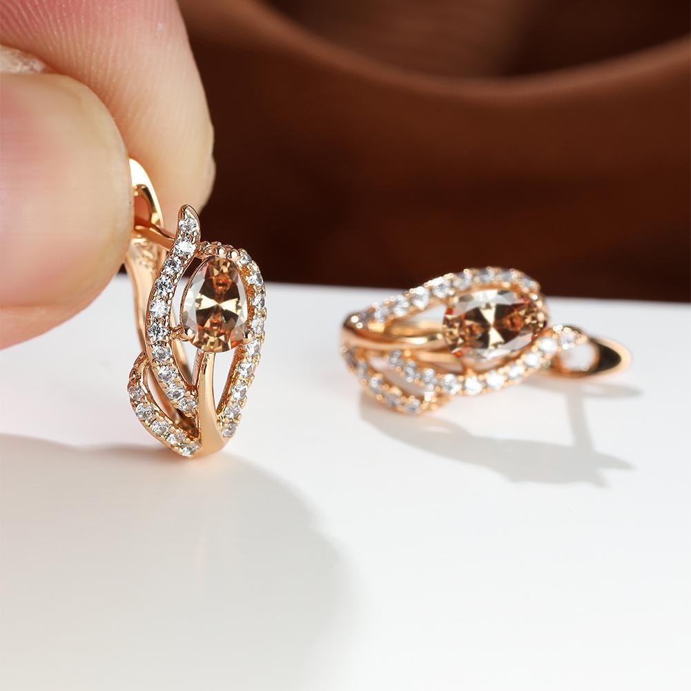 Изысканные женские украшения с каплями воды, красивые красные, синие, фиолетовые каменные серьги, серьги-кольца, романтический подарок на день святого валентина