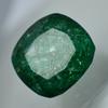 COLOMBIAN Emerald CERTIFIED 15.00 Ct Natural Green Cushion Cut Loose Gemstone S-9420