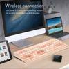 Keyboard Mouse Combo 2.4G Wireless Round Keycaps Ergonomic Type C   Keyboard and Mouse for Phone Tablet  