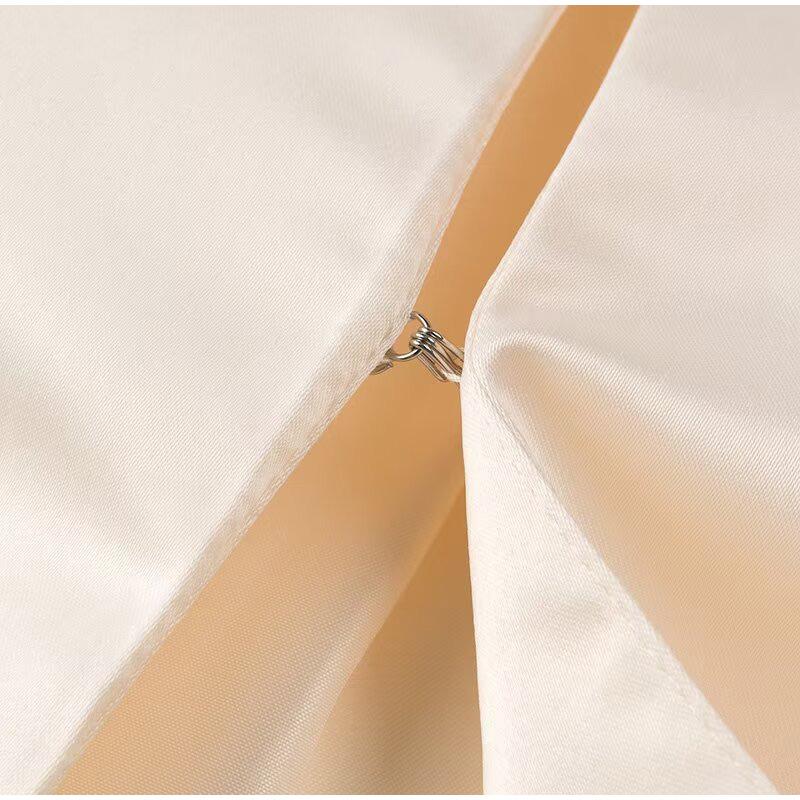 Women's Blouse Top with Puffe Sleeve Solid Satin Shirt New Spring Summer Female Sleeves O Neck Loose Short Shirt Female Blouses