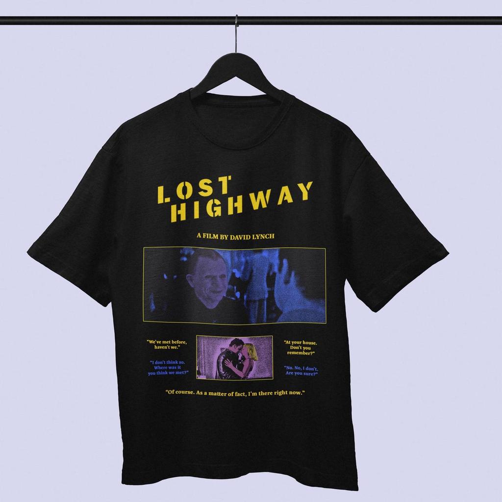 Lost Highway - Vintage Film Unisex T-Shirt and kids tshirt - David Lynch - Cult Classic Movie Merch - Mysterious Man