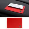 1Pcs Car Logo Anti Slip Mat Interior Dashboard Accessories For Skoda Octavia Kodiaq Enyaq iV Kamiq Superb Fabia Rapid Vision RS