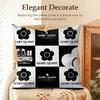 Fashion MMary Quant Cushion Cover Natural Linen Organic Fabric DoubleSided Printing Sofa Home Decor Gift Pillow Case