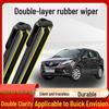 Applicable Buick Envision Wiper Blade: Silent, Bone-Free, Double-Layer Rubber, Fits 14-21 Models