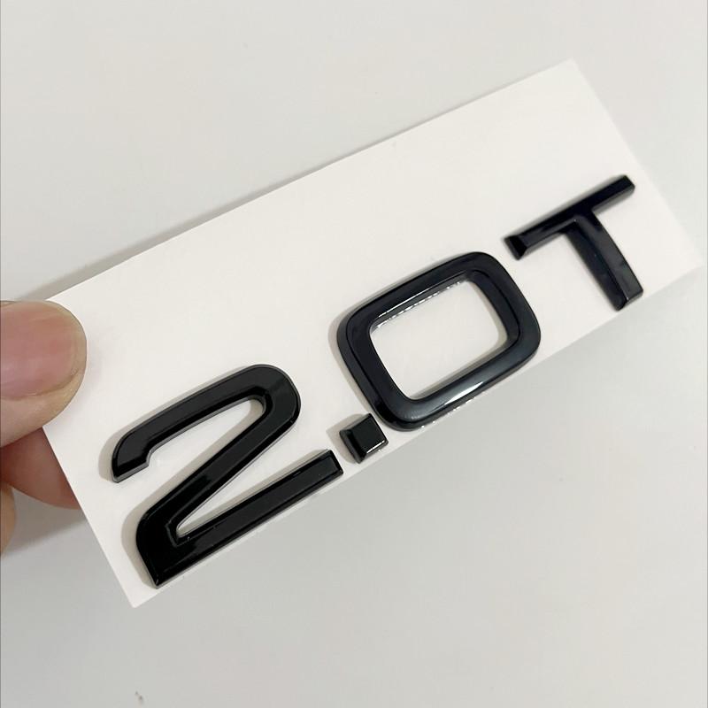 3D ABS Letters Car Styling Rear Trunk Badge 1.8T 2.0T 3.0T Emblem Logo For Audi A3 A4 A5 A6 A7 A8 Q2 Q3 Q5 Q7 Q8 Car Accessories