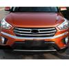 Хромированная накладка на бампер двигателя для Hyundai Creta IX25 2014 2015 2016 2017 2018 Декоративная решетка радиатора передняя гоночная Рамка решетки 3 шт.