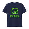 Neon Green Rephlex Records T Shirt Warp Aphex Twin 808 State Drexciya Techno Fashion vintage Washed fashion Casual homme