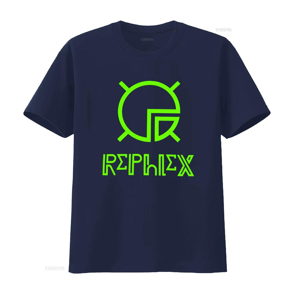 Neon Green Rephlex Records T Shirt Warp Aphex Twin 808 State Drexciya Techno Fashion vintage Washed fashion Casual homme