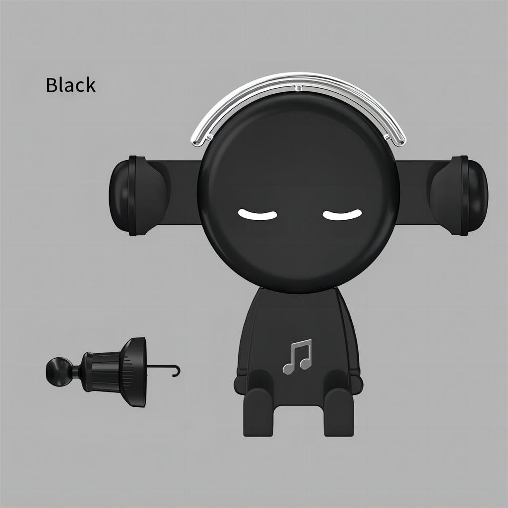 Крепление для телефона - Универсальное, милый мультяшный дизайн - Многофункциональное крепление на вентиляционное отверстие для навигации – Зажим-хвост с крючком