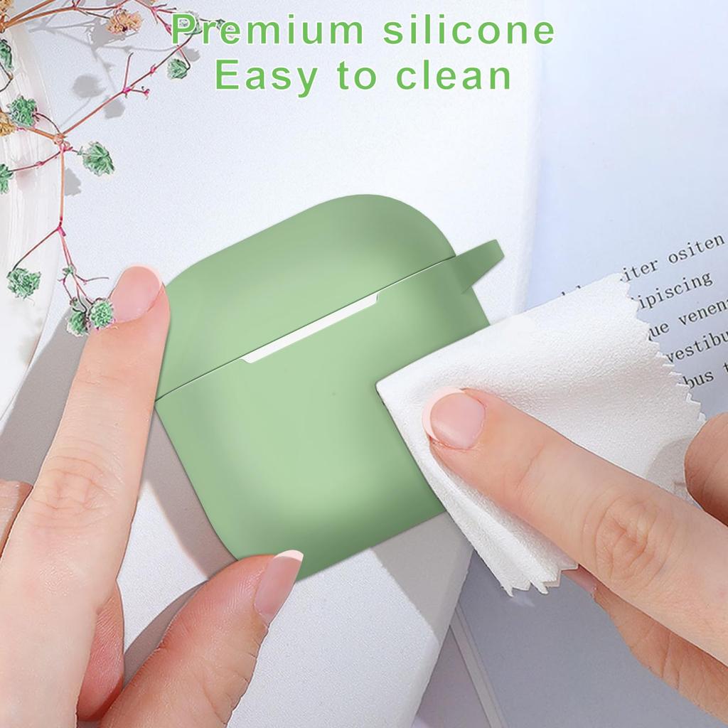 Чехол MILPROX для AirPods, полностью выдвижной, пылезащитный, совместимый с беспроводной видимой светодиодной подсветкой, силиконовый ремешок Canabila AirPods 4-го поколения, выпущен в идеальном состоянии