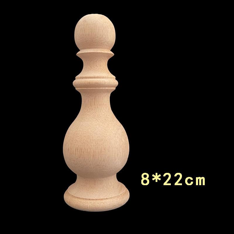 Европейская тумба из массива дерева - Декоративный резной деревянный шар для мебели и перил