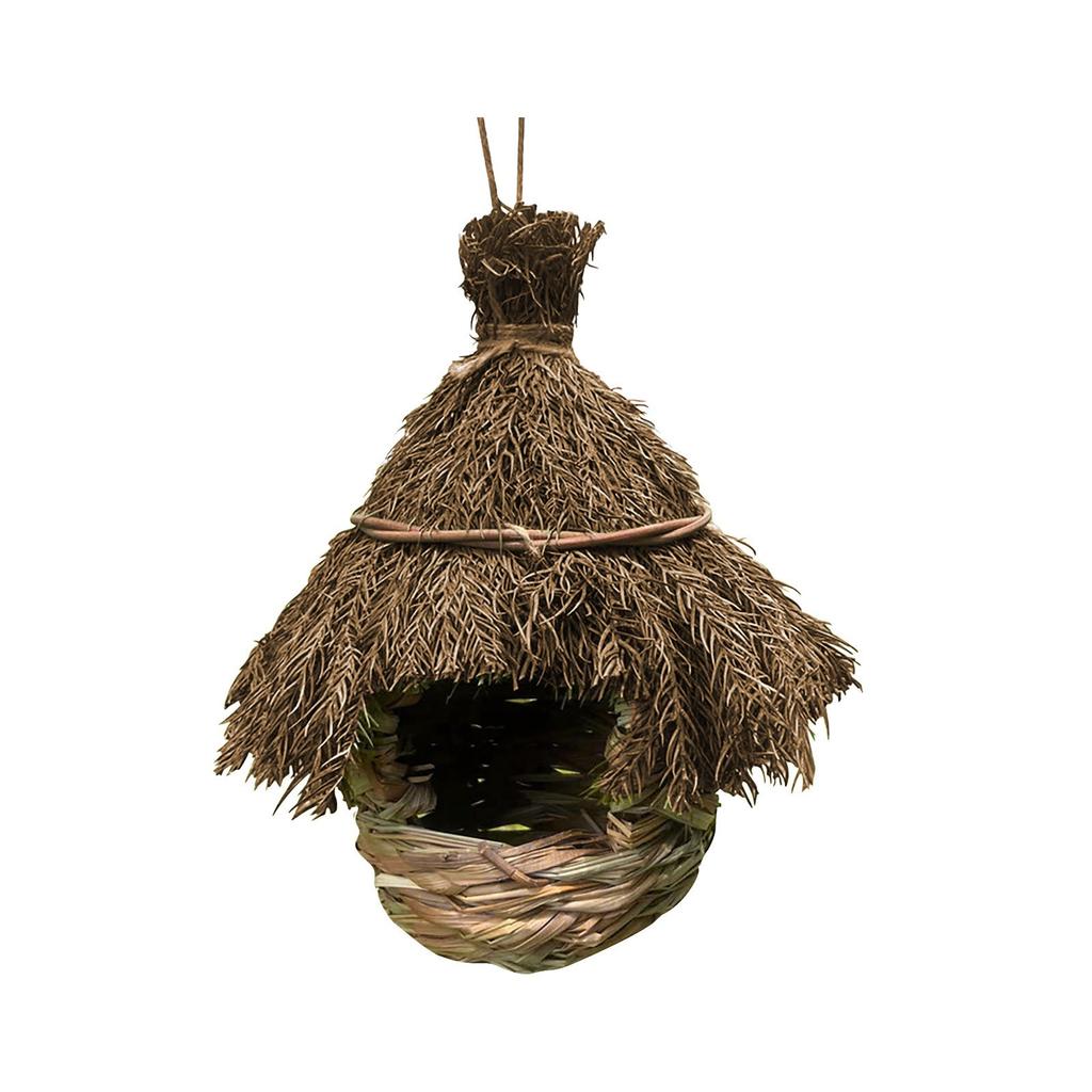 Соломенная птица, плетеная вручную, садовые украшения в виде птиц