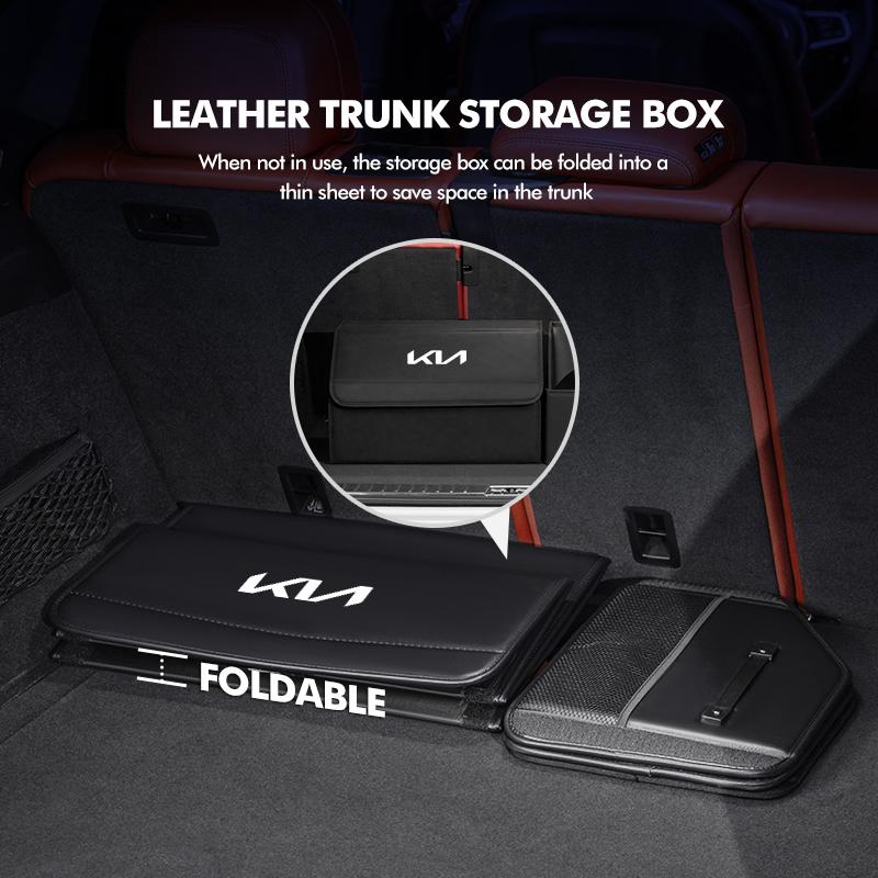 AABIU1 Car Trunk Storage Bag Organizer Sundries Stowing Tidying Box For KIA Stinger Optima Cerato Soul Venga Forte Spectra Sedona
