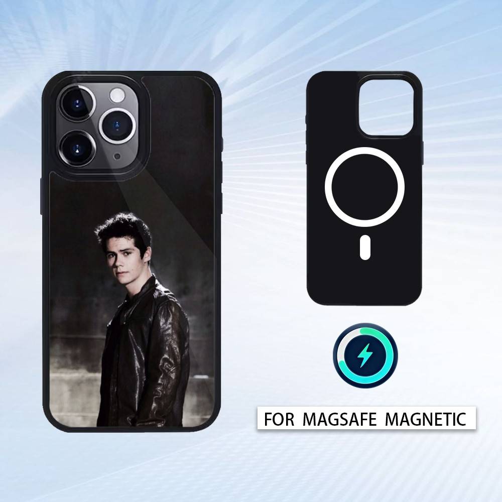 Чехол для телефона D-Dylan O'Brien для iPhone 17,16,15,14,13,12, Pro, Max Для Magsafe Магнитная Беспроводная Зарядка