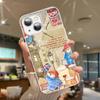 Cute P-Paddingtons Bear For IPhone 14 13 12 Mini 11 Pro XS Max X XR 14 Plus Tempered Glass Cover