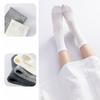 Women's Spring and Autumn Boneless Mid-calf Socks with Lace, Paired with Mary Jane Anti-pilling Cotton Socks