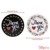 50-500pcs 1 Inch Flower Thank You Stickers Seal Label Handmade Stickers Scrapbooking for Gift Envelope Seals Stickers