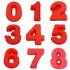 10 Inch 0-9 Numbers Shape Cake Mold DIY Cake Decoration Baking Mold for Birthday Festivals Anniversary Silicone Chocolate Molds